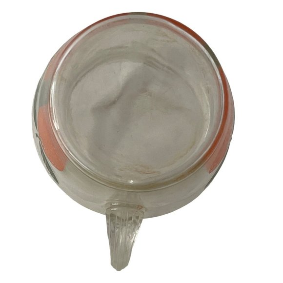 Vintage Orange Juice Pitcher MCM Libbey Glass 7.5" x 3.5" - Picture 7 of 13